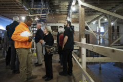 Patrons explore the space before a press conference announcing the beginning of the public campaign at the new home of theREP in Livingston Square in Albany Thursday, October 3, 2019.